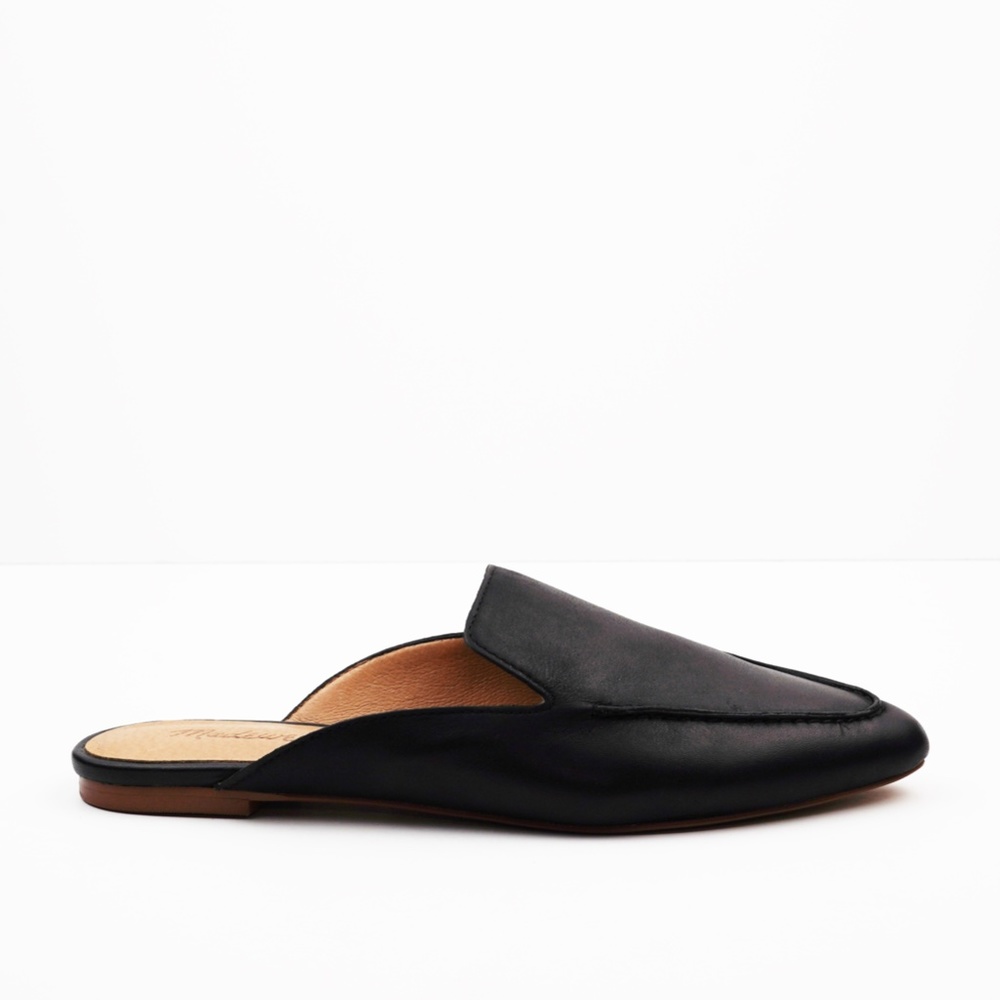 New MADEWELL The Frances Skimmer Mule in Black Leather - Picture 3 of 6